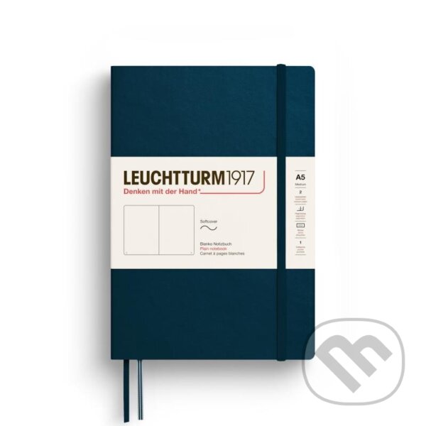 Levně Leuchtturm1917 Zápisník Deep Sea Softcover A5 čistý