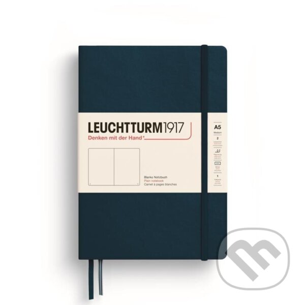 Leuchtturm1917 Zápisník Deep Sea Medium A5 čistý