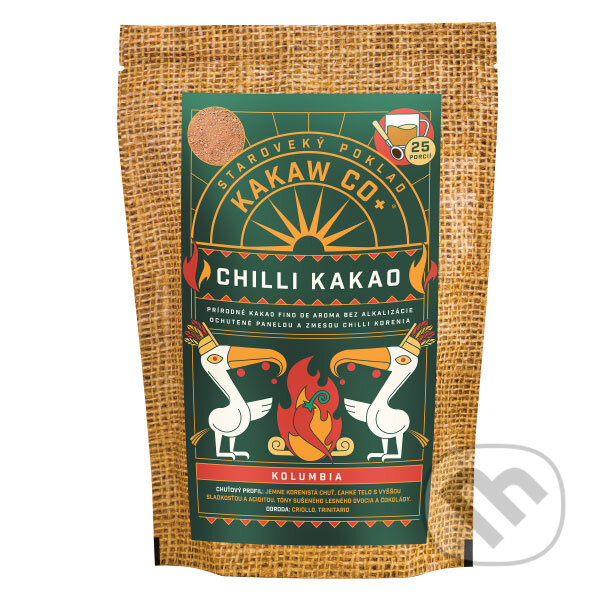 Kávy a čaje: Chilli kakao (Kakaw Co+). Kakaw Co+, 2025