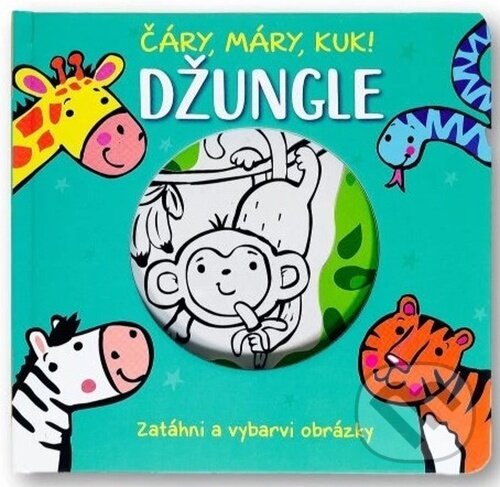 Levně Čáry, máry, kuk! Džungle (Zatáhni a vybarvi obrázky) - kniha z kategorie Naučné knihy