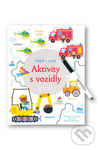 Levně Napiš a smaž: Aktivity s vozidly - Gareth Williams (ilustrátor), Kirsteen Robson - kniha z kategorie Hravé úlohy