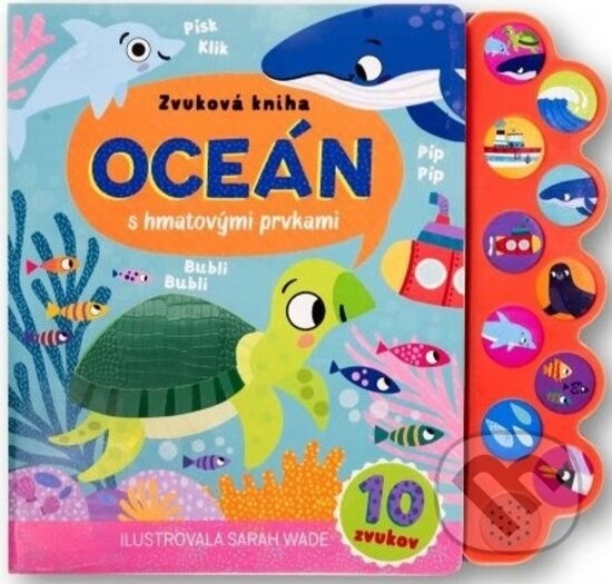 Levně Oceán - Zvuková kniha s hmatovými prvkami - kniha z kategorie Naučné knihy