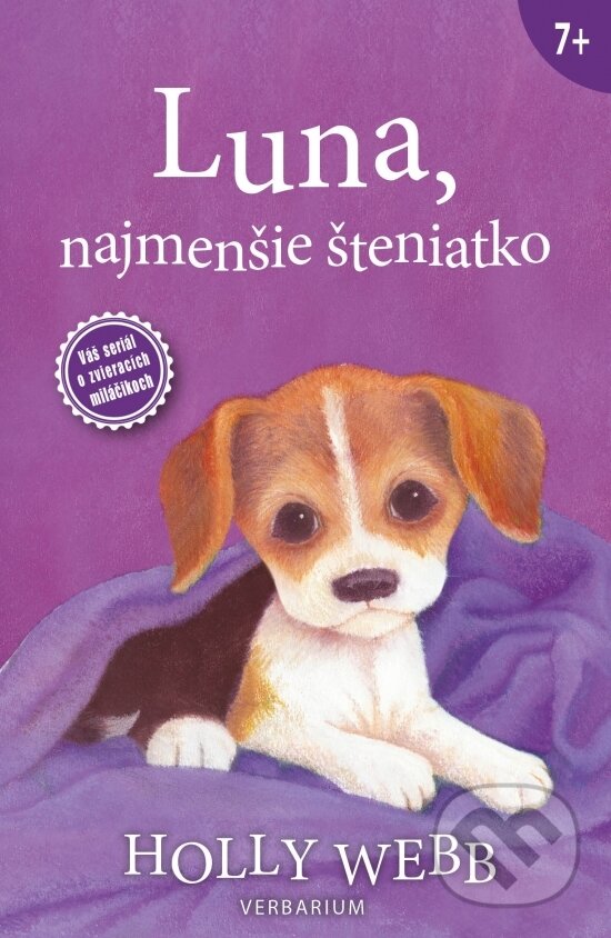 Kniha: Luna, najmenšie šteniatko (Holly Webb). Verbarium, 2017