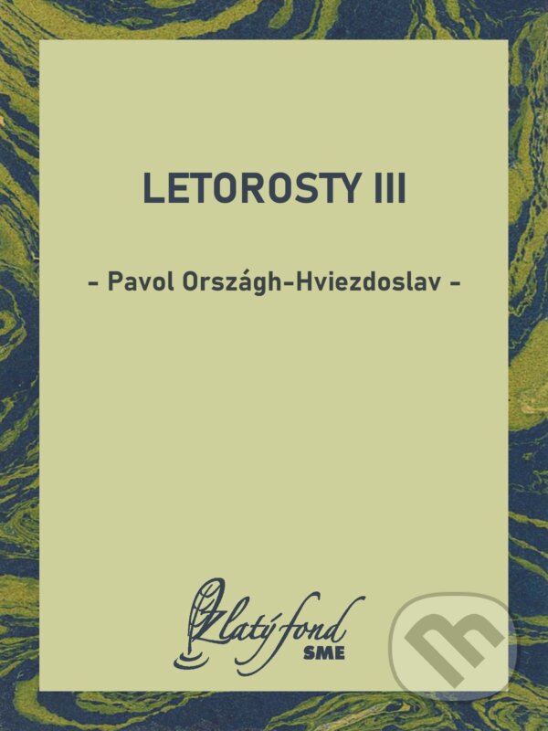 E-kniha: Letorosty III (Pavol Országh-Hviezdoslav). Petit Press, 2025