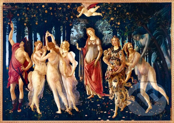 Puzzle: Botticelli - La Primavera (Spring), 1482 (Bluebird). Bluebird