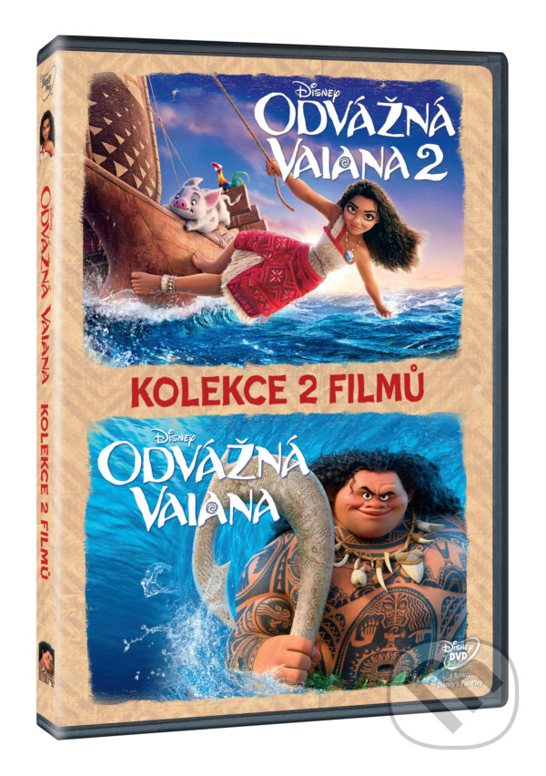 Levně Odvážná Vaiana kolekce 1+2 (2DVD) - David G. Derrick Jr. - film z kategorie Animované filmy