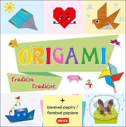 Levně Origami tradiční/tradičné (+ barevné papíry/farebné papiere) - kniha z kategorie Výroba z papieru
