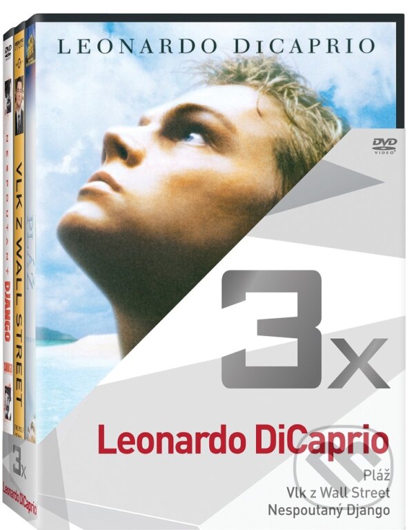 Leonardo DiCaprio (Kolekce 3 DVD) - Quentin Tarantino, Danny Boyle, Martin Scorsese, Bonton Film, 2016