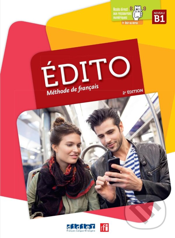 Levně Édito B1 - édition 2015-2018 - Livre + didierfle.app - kniha z kategorie Jazykové učebnice a slovníky