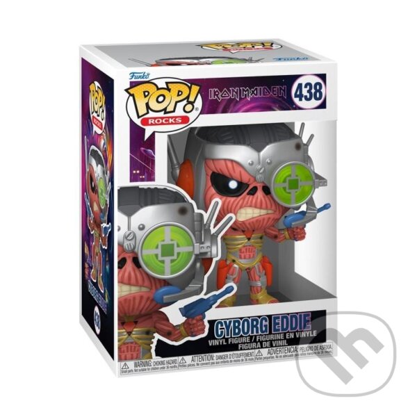 Levně Funko POP Rocks: Iron Maiden - Cyborg Eddie #438