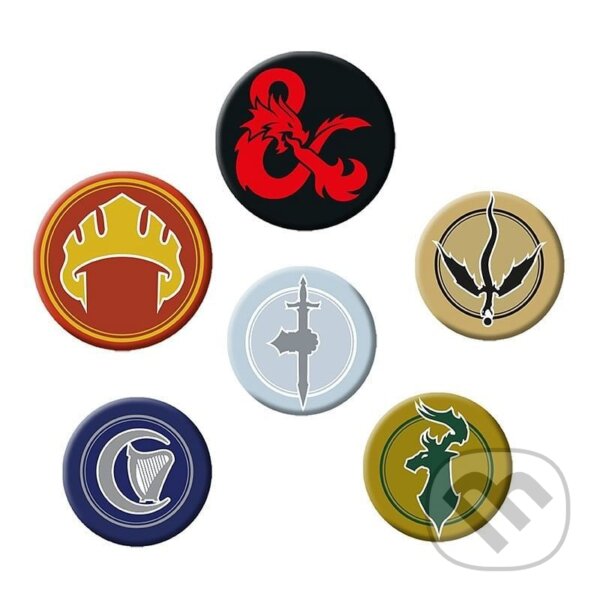 Sada odznakov Dungeons & Dragons - Factions (ABYstyle). ABYstyle, 2025