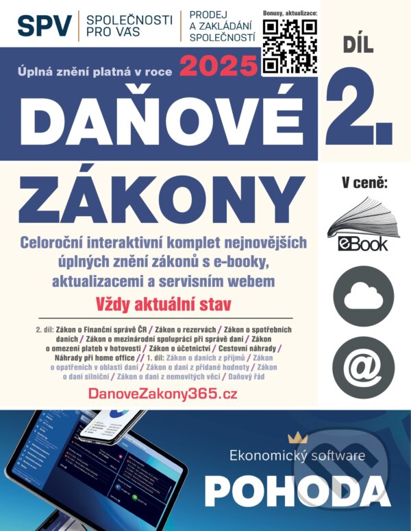 E-kniha: Daňové zákony 2025 (Díl 2.) (DonauMedia). DonauMedia, 2025