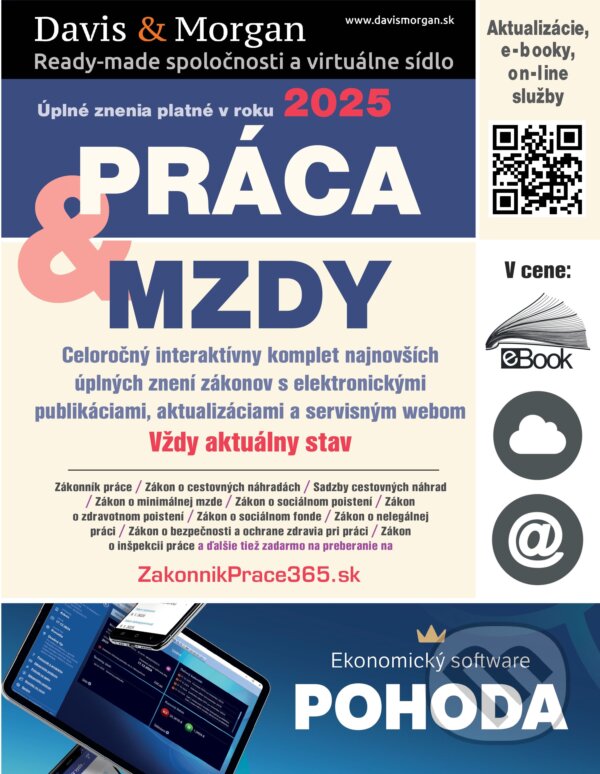 E-kniha: Práca & mzdy 2025 (DonauMedia). DonauMedia, 2025