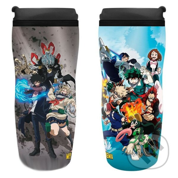 Levně Cestovný hrnček My Hero Academia - Heroes vs. Villains