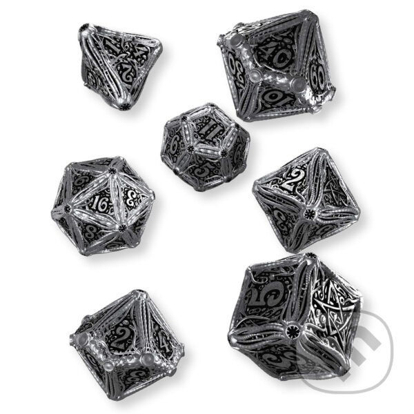 Sada kovových kociek Call of Cthulhu