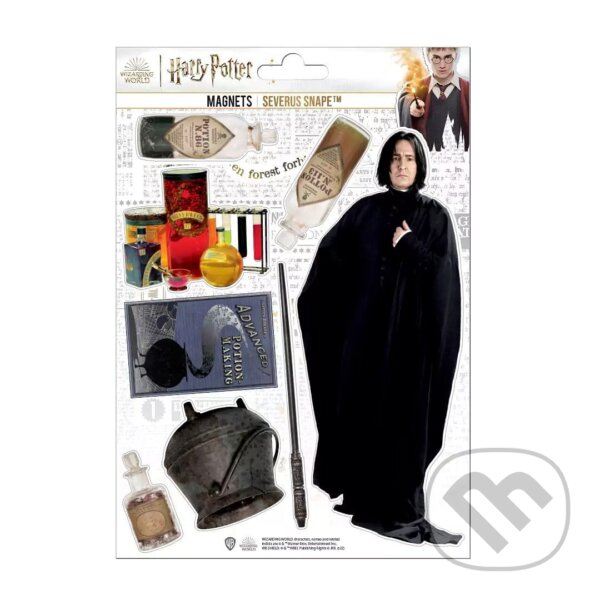 Levně Sada magnetiek Harry Potter - Severus Snape (8 ks)
