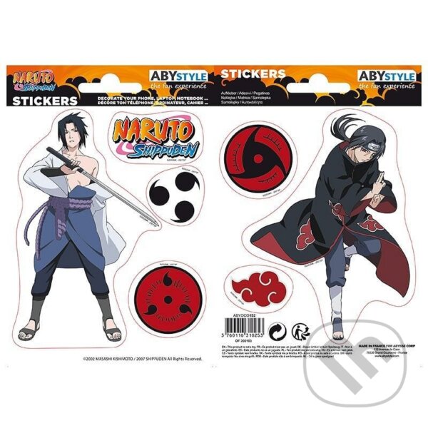 Levně Samolepky Naruto Shippuden - Sasuke & Itachi