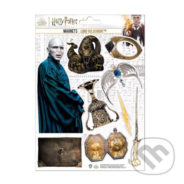 Levně Sada magnetiek Harry Potter - Lord Voldemort (9 ks)