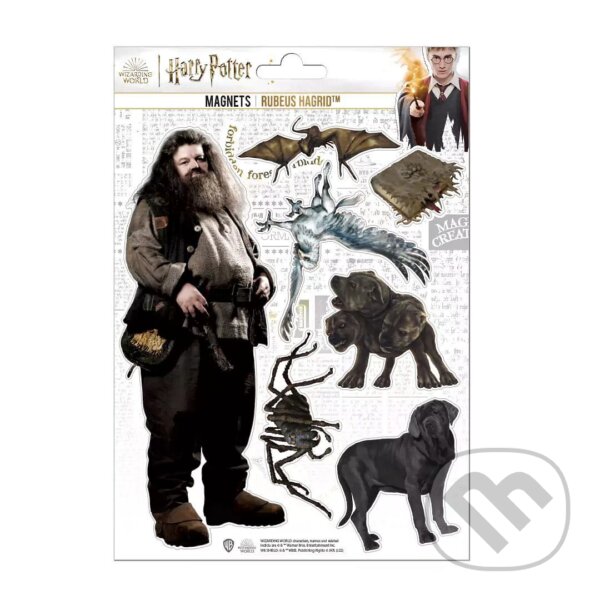 Levně Sada magnetiek Harry Potter - Hagrid (7 ks)