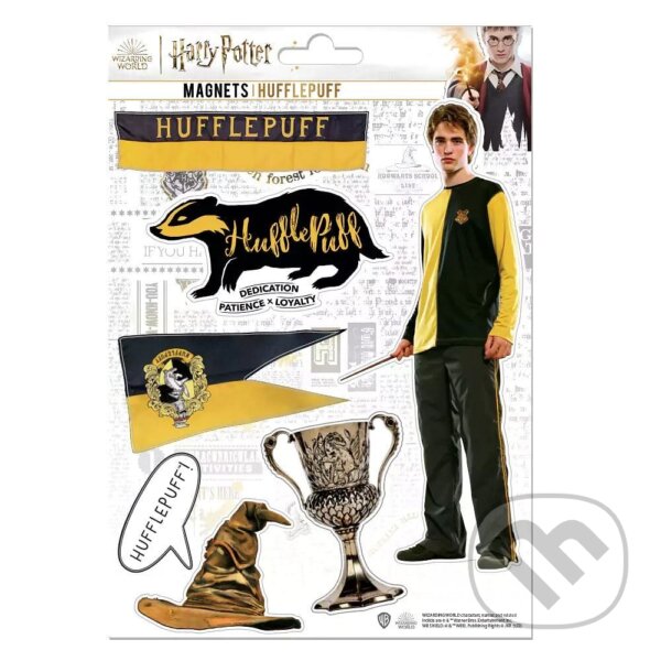 Levně Sada magnetiek Harry Potter - Bifľomor (7 ks)