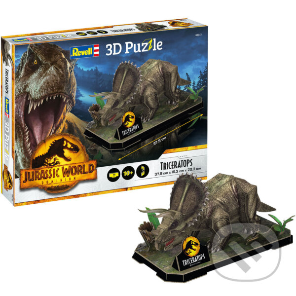 Puzzle: 3D Puzzle Jurský svět - Triceratops (). , 2025