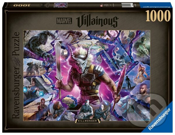 Puzzle: Marvel Villainous: Killmonger, (Ravensburger). Ravensburger, 2025