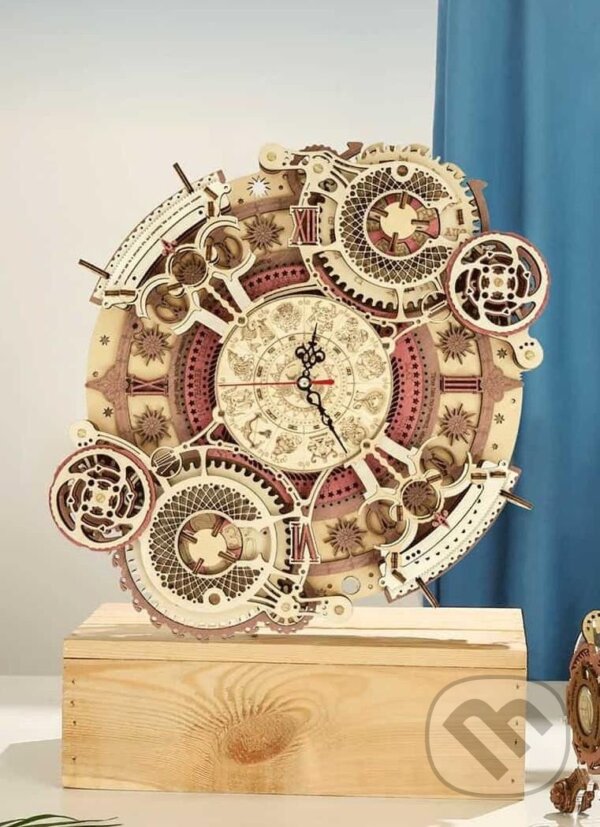 Levně NiXiM Dřevěné 3D puzzle/Nástěnné hodiny s kalendářem - puzzle z kategorie 3D puzzle