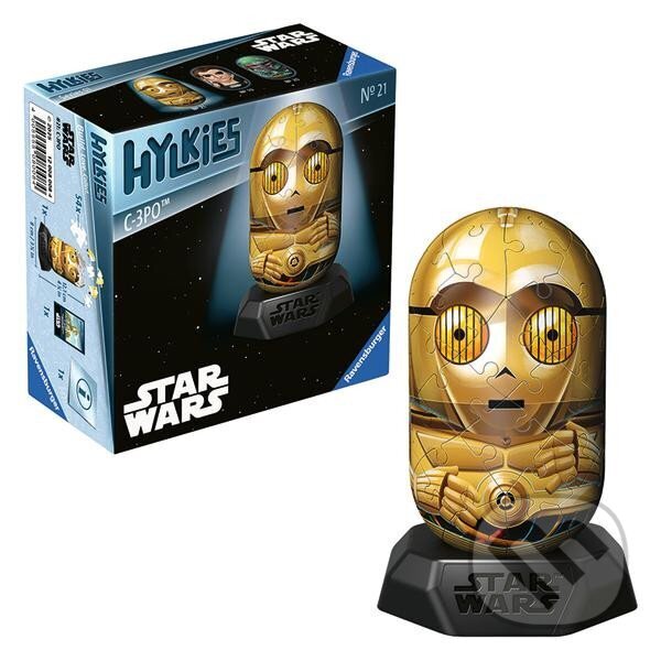 Levně Hylkies Star Wars: C-3PO - puzzle z kategorie 15 – 60 dielikov