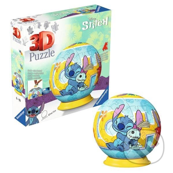 Levně 3D Puzzle-Ball: Disney Stitch - puzzle z kategorie Disney