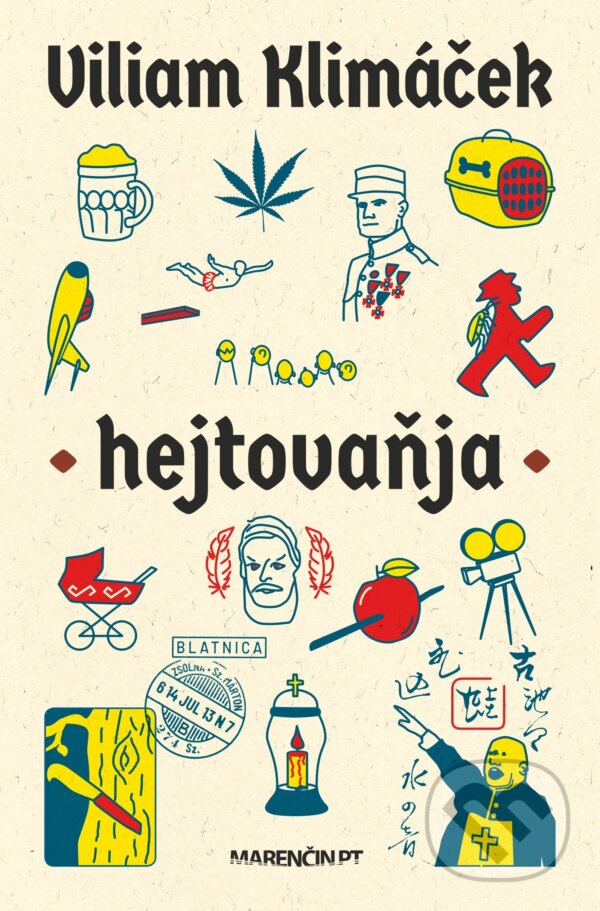 Kniha: Hejtovaňja (Viliam Klimáček). Marenčin PT, 2025
