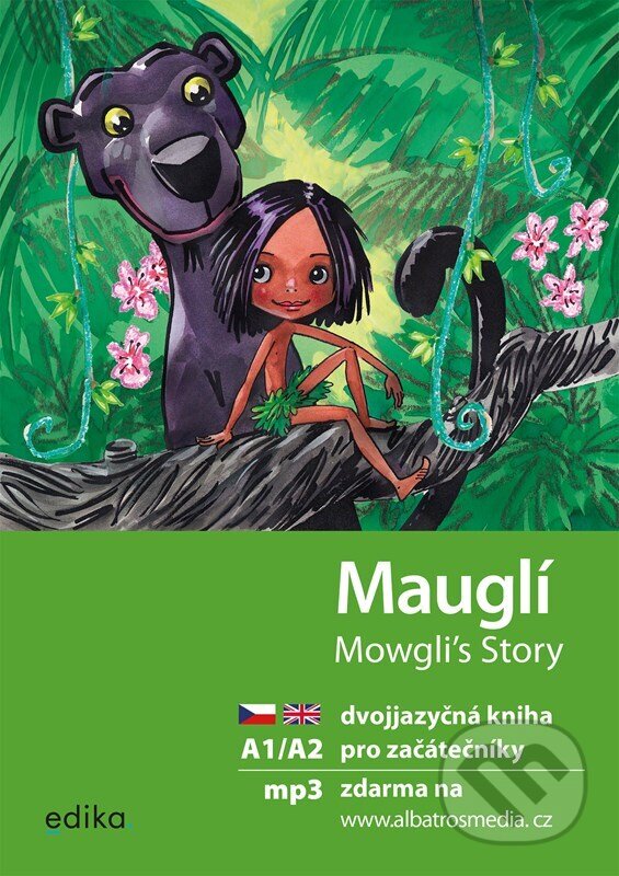 Levně Mauglí A1/A2 (AJ-ČJ) - Aleš Čuma (ilustrátor) - kniha z kategorie Cudzie jazyky
