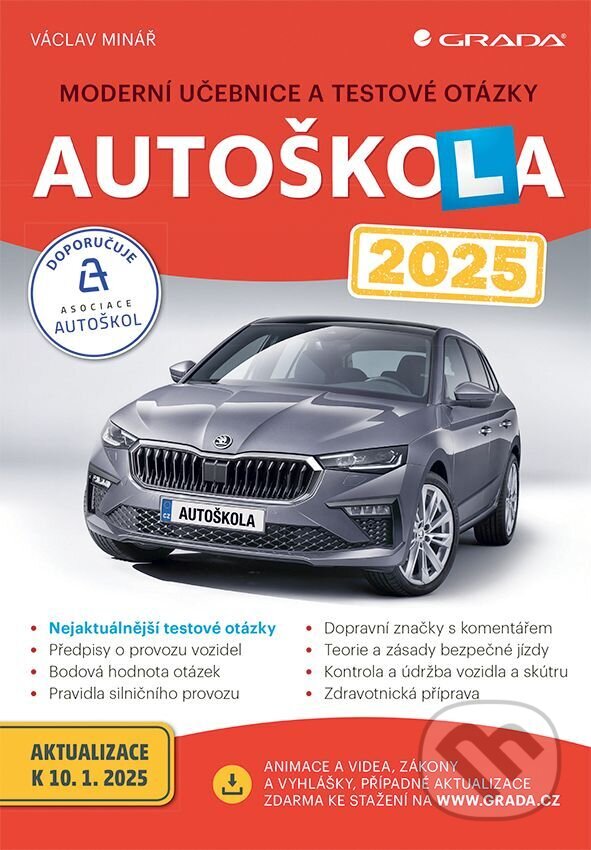 E-kniha: Autoškola 2025 (Václav Minář)