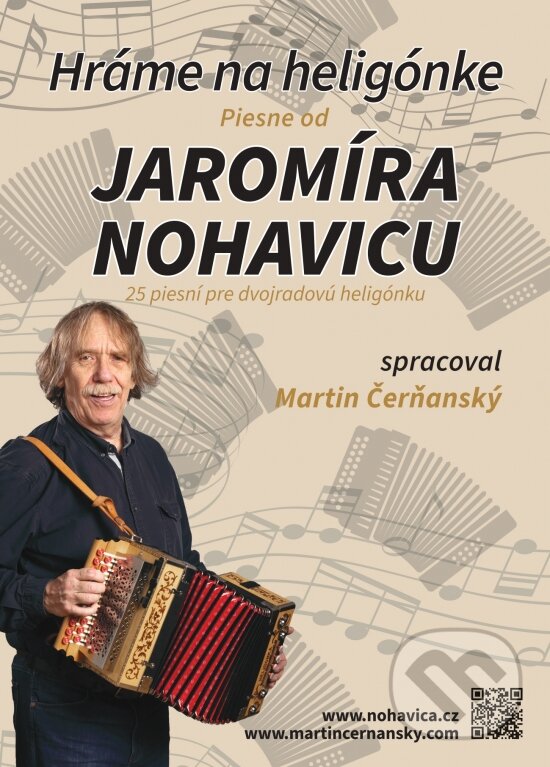 Levně Hráme na heligónke - Piesne od Jaromíra Nohavicu - Martin Čerňanský - kniha z kategorie Noty