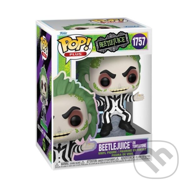 Levně Funko POP Plus: Beetlejuice - Beetlejuice on Tombstone #1757