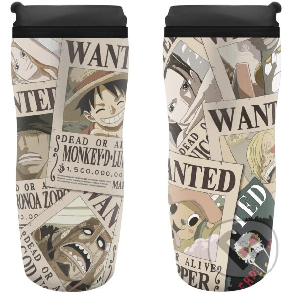 Levně Cestovný hrnček One Piece - Wanted