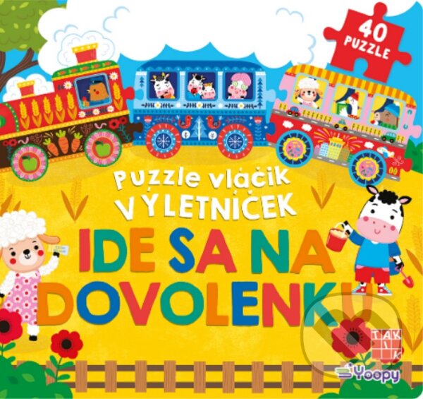Levně Puzzle vláčik Výletníček: Ide sa na dovolenku - kniha z kategorie Detské puzzle