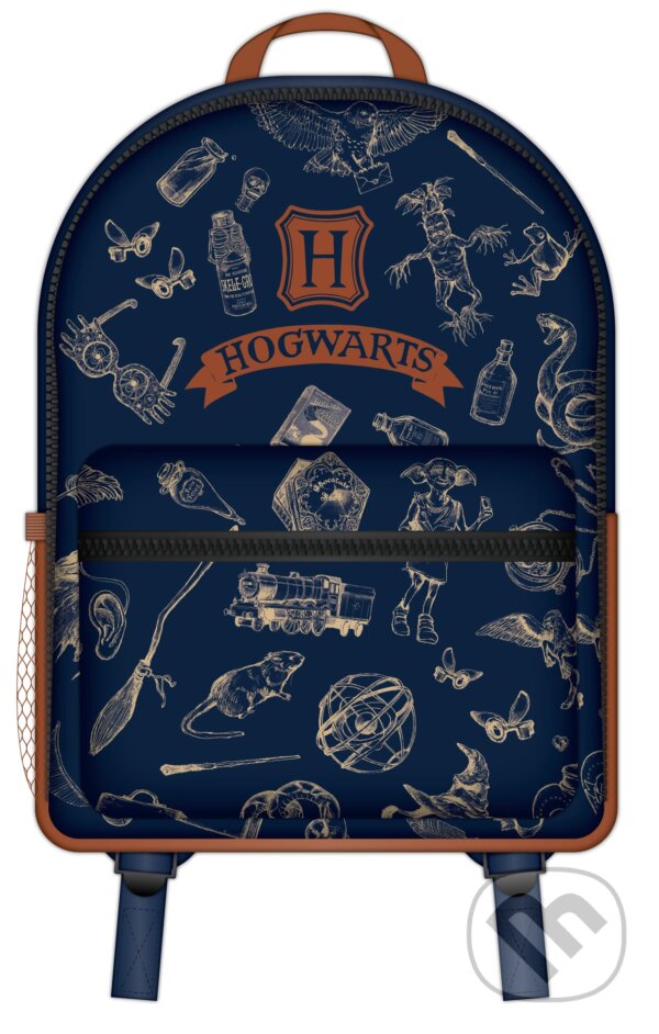 Levně Harry Potter batoh (Navy & Gold)