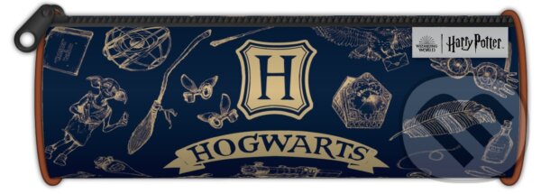 Levně Harry Potter peračník nenaplnený (Navy & Gold) DPL6