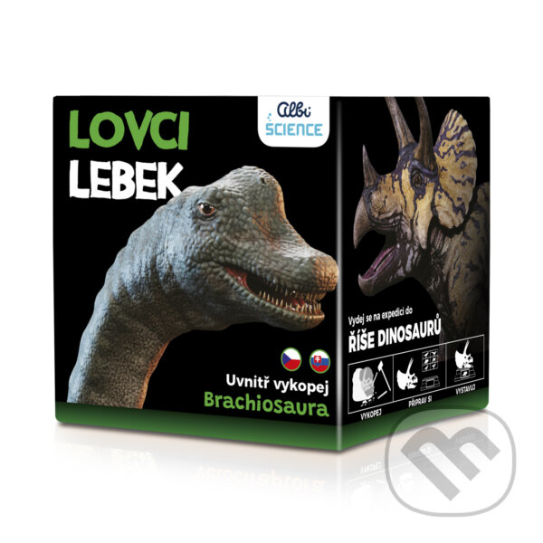 Spoločenská hra: Lovci Lebek - Brachiosaurus (Albi). Albi, 2025