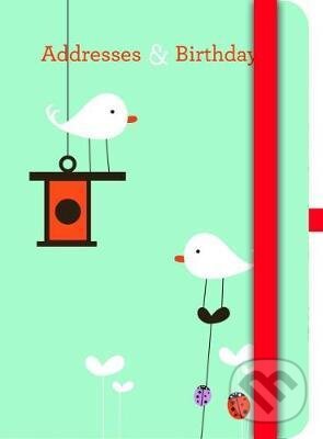 Levně Sandra Isaksson Greenline Address & Birthday Book