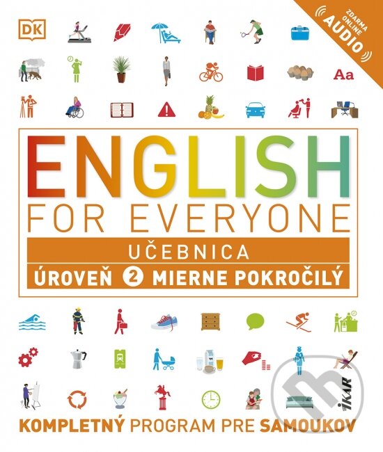 Levně English for Everyone - Učebnica: Úroveň 2 Mierne pokročilý - kniha z kategorie Jazykové učebnice a slovníky