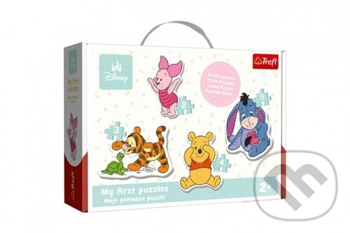 Levně Baby puzzle Disney Medvídek Pú 4v1 (2,3,4,5 dílků) - puzzle z kategorie Disney