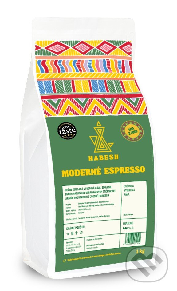 Kávy a čaje: Habesh Moderné espresso (Habesh). Habesh, 2025