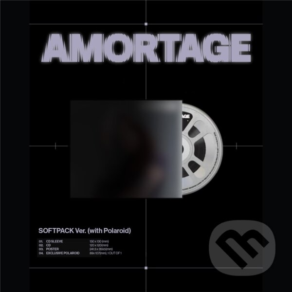 Kniha Jisoo: Amortage / Polaroid softpack CD
