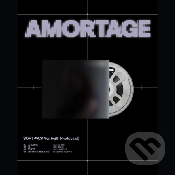 Kniha Jisoo: Amortage / Photocard softpack CD