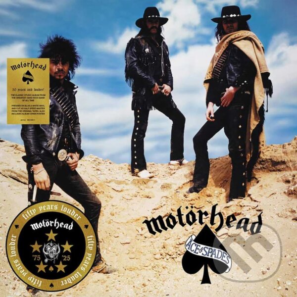 Levně Motorhead: Ace Of Spades (50th Anniversary Blue & Whit) LP