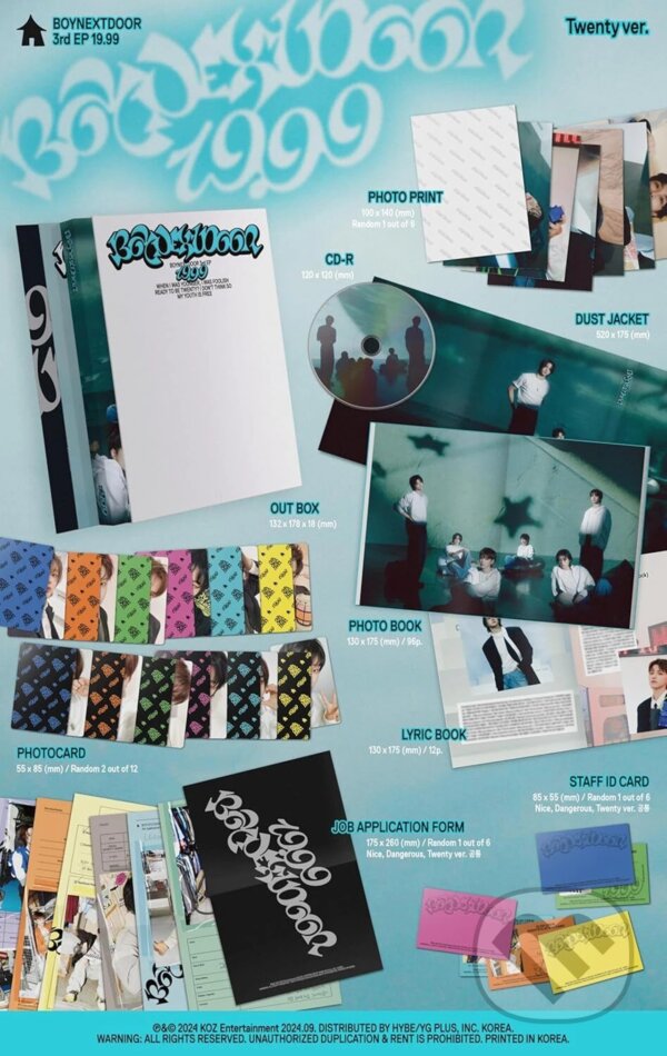 Kniha Boynextdoor: 19.99 (TWENTY Ver.)