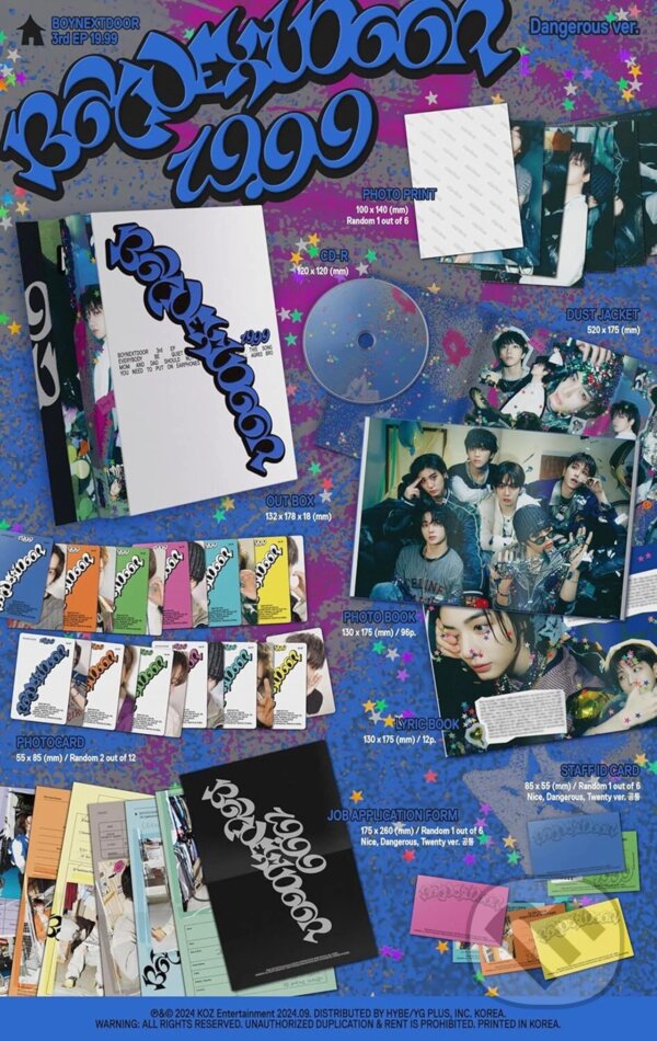Kniha Boynextdoor: 19.99 (DANGEROUS Ver.)