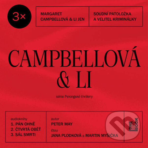 Audiokniha: 3x Campbellová & Li #1 (Peter May). OneHotBook, 2025