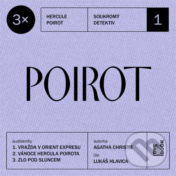 Audiokniha: 3x Poirot #1 (Agatha Christie). OneHotBook, 2025
